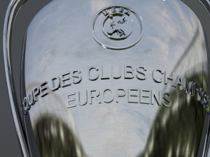 champions league trophy 3D Model