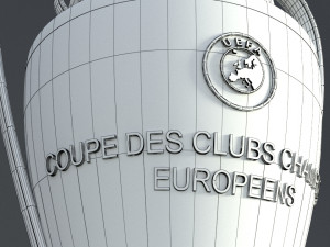 champions league trophy 3D Model