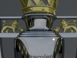 premier league trophy 3D 模型