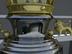 trofi liga utama Model 3D