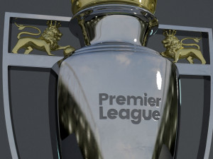 premier league trophy 3D 模型