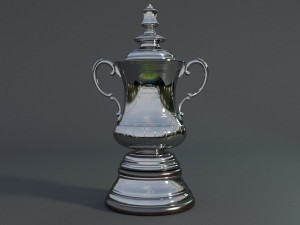 fa cup trophy 3D 모델