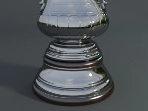 fa cup trophy 3D Model