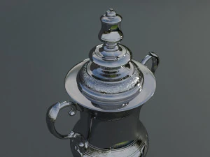 fa cup trophy 3D Model