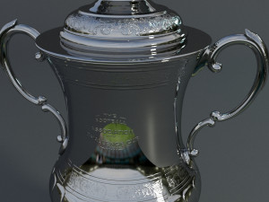 fa cup trophy Modelo 3D
