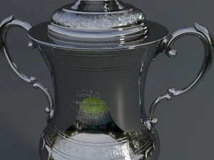 fa cup trophy 3D Model