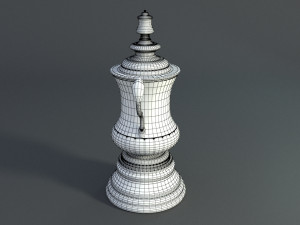 fa cup trophy Modelo 3D