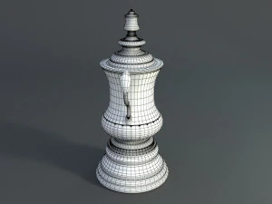 fa cup trophy 3D Model