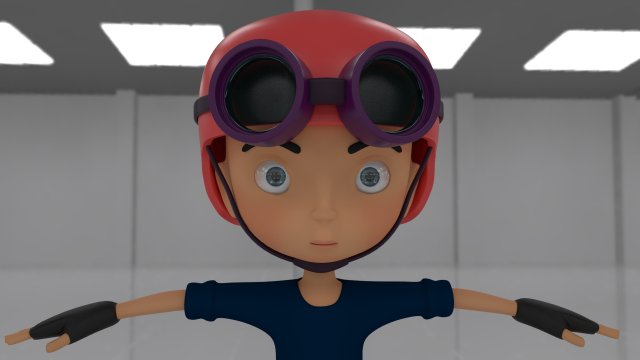 rinkoocartton model 3D-Modell .c4d .max .obj .3ds .fbx .stl .blend 