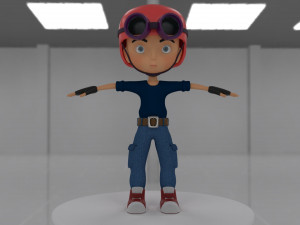 rinkoocartton model 3D-Modell