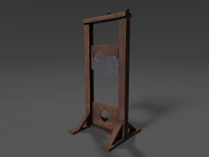 ギロチンローポリ 3Dモデル