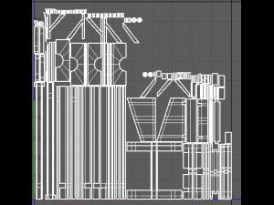 guillotine low-poly Modelo 3D