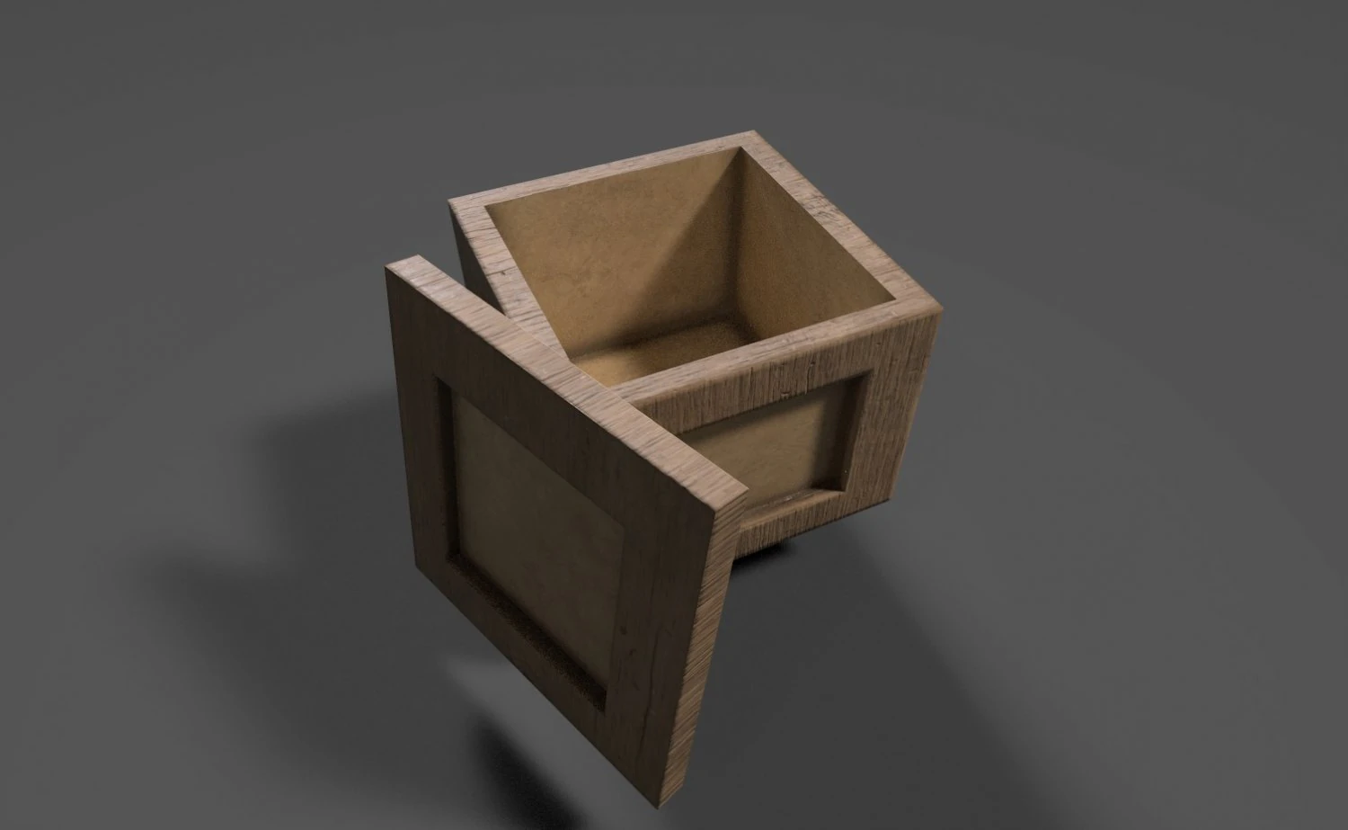 open box 3D Model .c4d .max .obj .3ds .fbx .stl .blend 