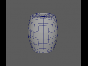 medieval barrel 3D मॉडल