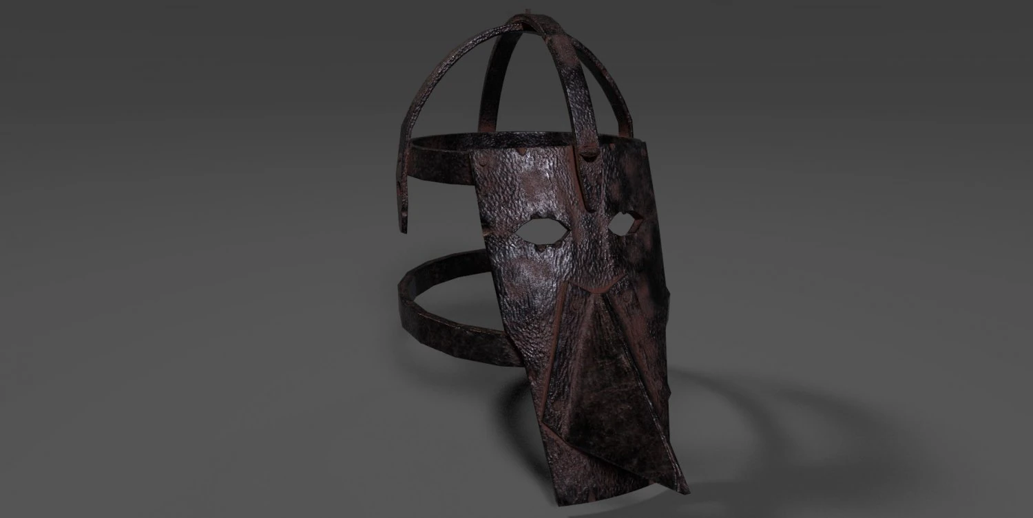 iron mask of shame 3D Model .c4d .max .obj .3ds .fbx .stl .blend 