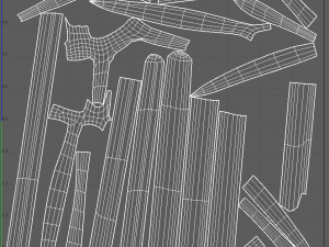 pitchfork 3Dモデル