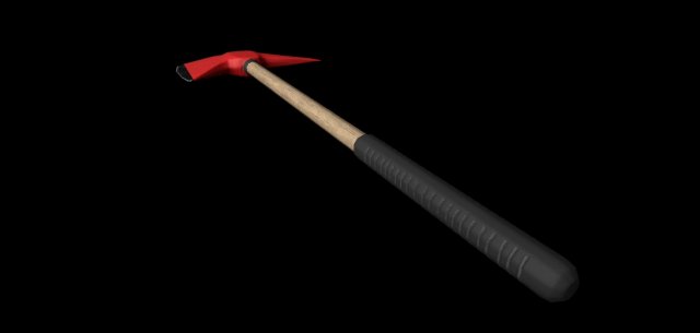 fire axe 3Dモデル .c4d .max .obj .3ds .fbx .stl .blend 