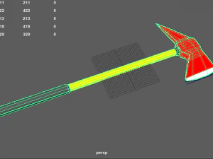 yangın baltası 3D Model