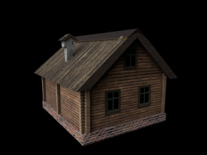 hut building 3D Model