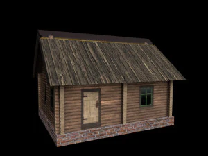hut building 3D Model