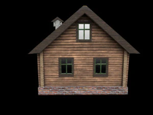 hut building 3D Model