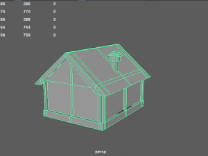 hut building 3D Model