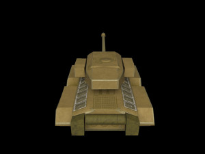 futuristic tank 3D मॉडल