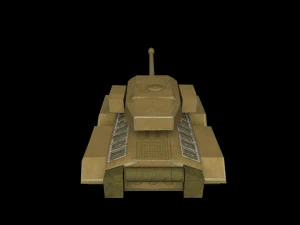 futuristic tank 3D Model