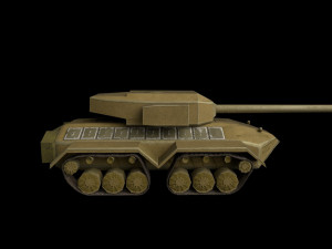 futuristic tank 3D मॉडल