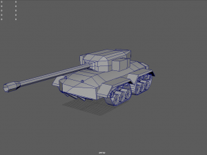 futuristic tank 3D मॉडल