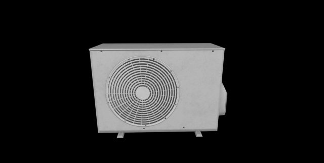 air conditioning outdoor 3D Model .c4d .max .obj .3ds .fbx .stl .blend 
