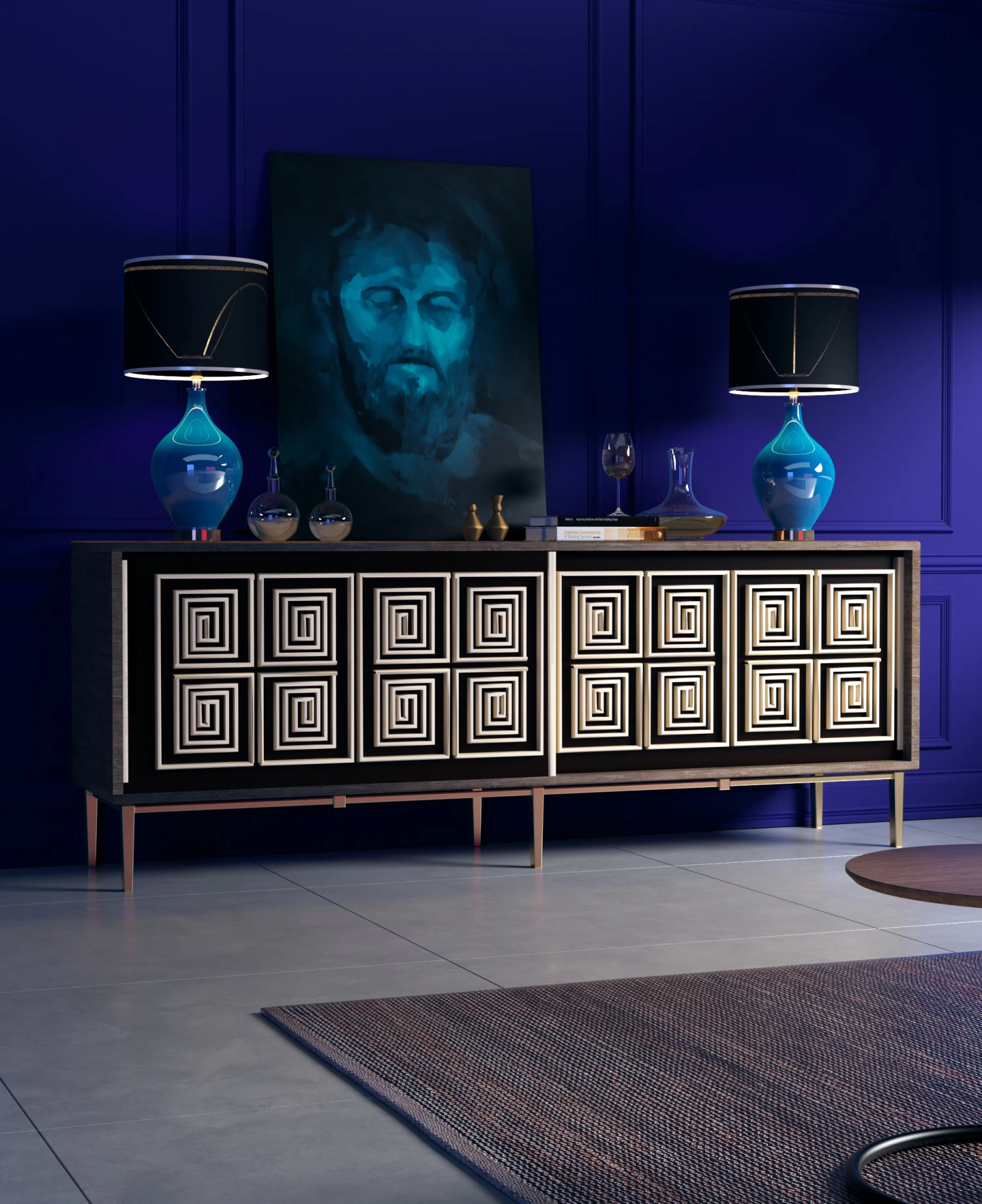cupboard 3D Model .c4d .max .obj .3ds .fbx .stl .blend 