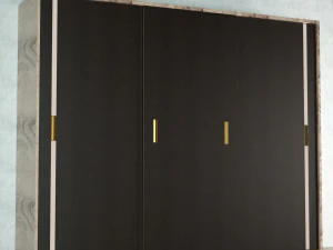 leather wardrobe 3D Model