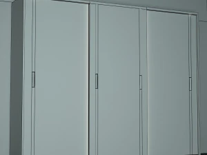 leather wardrobe 3D Model