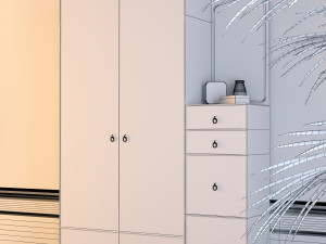 colombian cabinet 3Dモデル