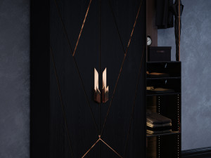 cabinet with copper Modelo 3D