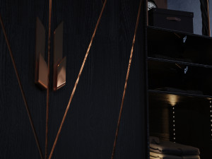 cabinet with copper Modelo 3D