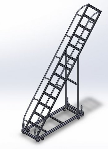 work ladder 3D Модель .c4d .max .obj .3ds .fbx .stl .blend