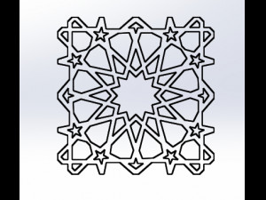 decoration and relief moorish western mediterranean Modello 3D