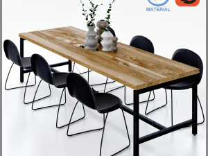 decora&ccedil;&atilde;o de assento de mesa Modelo 3D