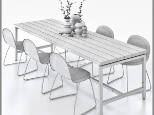 decora&ccedil;&atilde;o de assento de mesa Modelo 3D