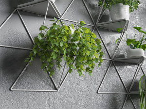 modular shelf plants 3D 모델