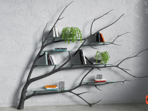 decorative shelf decor 3D 모델