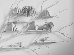 decorative shelf decor 3D Model