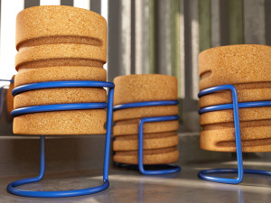 cork seat 3Dモデル