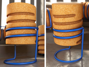 cork seat 3Dモデル