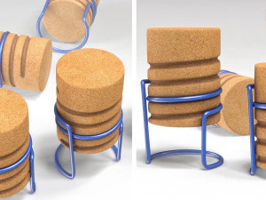 cork seat 3D Model
