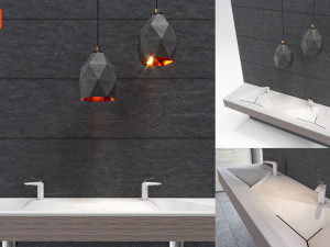 monolit bathroom sink 3D 모델