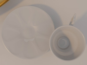 porcelain coffee set 3D Model