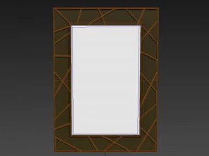 low-poly mirror 3D Model